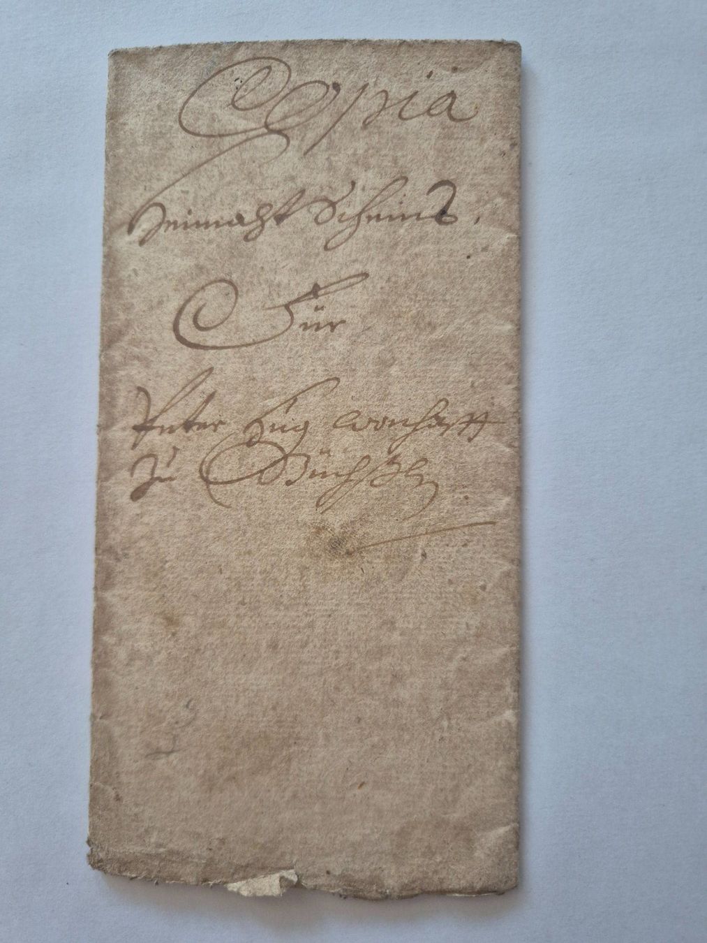 Documenti: Brief Kopie 15 Juli 1714 – Usato da Langendorf venduto da zvonu161