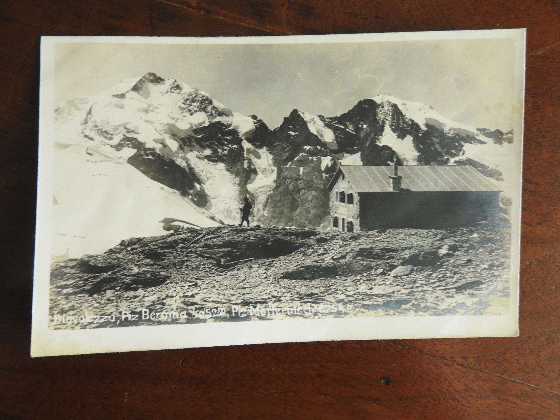 Ansichtskarten: Diavolezzahütte 1919 – Gebraucht aus Stetten AG von Brissago25