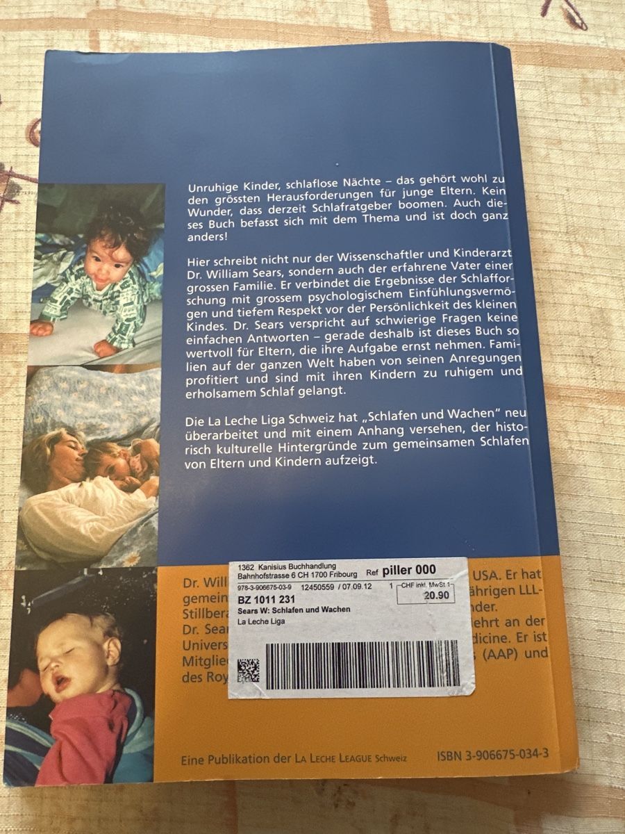 Libri: Schlafen und Wachen, Elternbuch von Sears – Usato da Schaffhausen venduto da D-MAC 1
