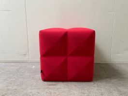 BuzziCube 3D Solo Akustik-Hocker rot