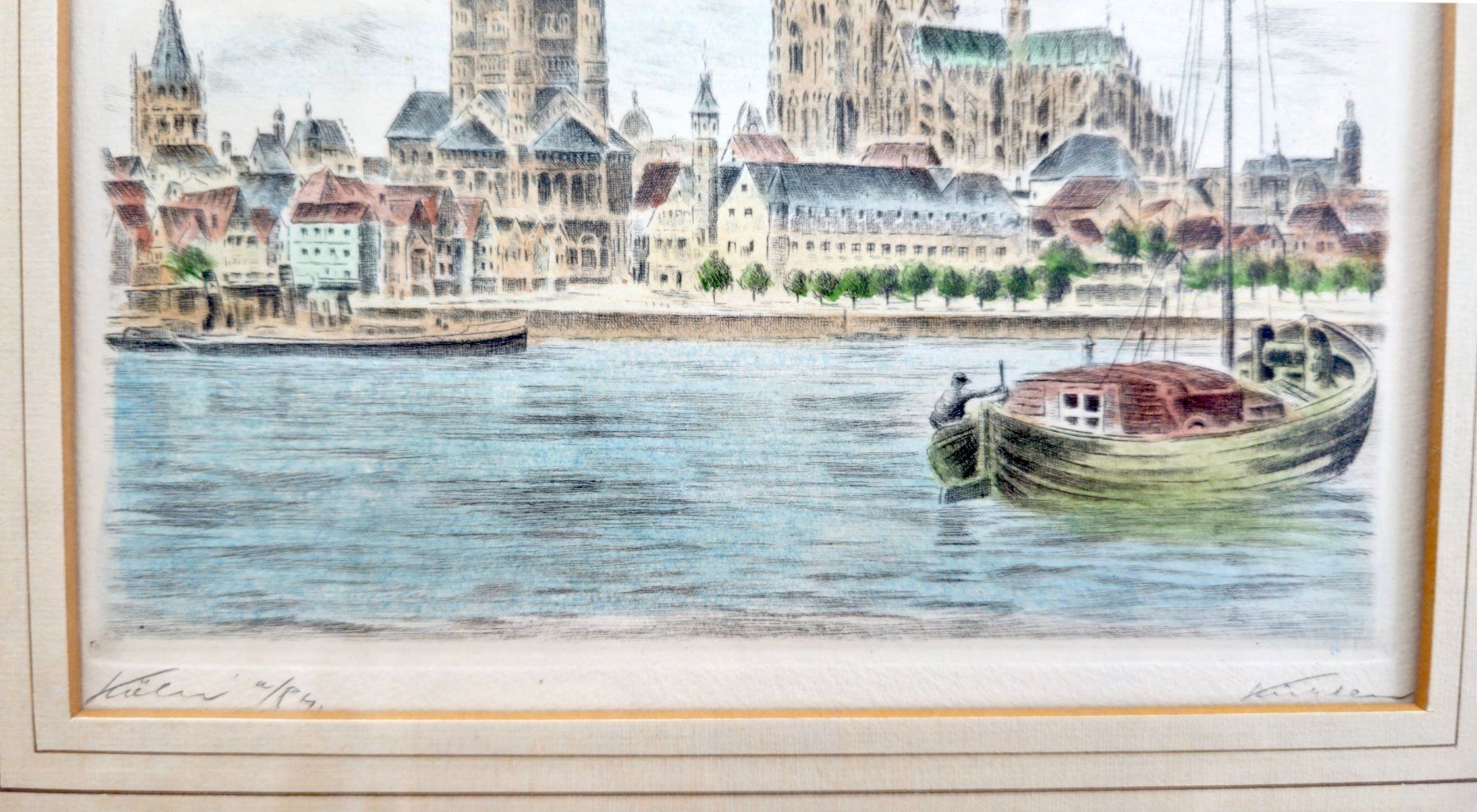Foto & Immagini: Köln original Radierung – Usato da Walenstadt venduto da pedroju-1 1