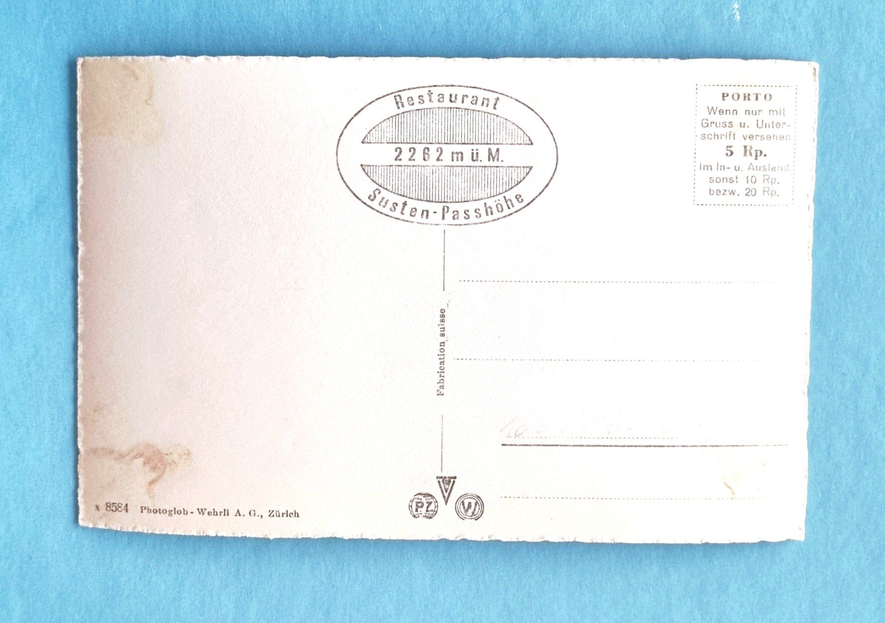 Cartes postales: Sustenstrasse - Parkplatz und Tunnel – D'occasion à Rothrist par RROENK 1