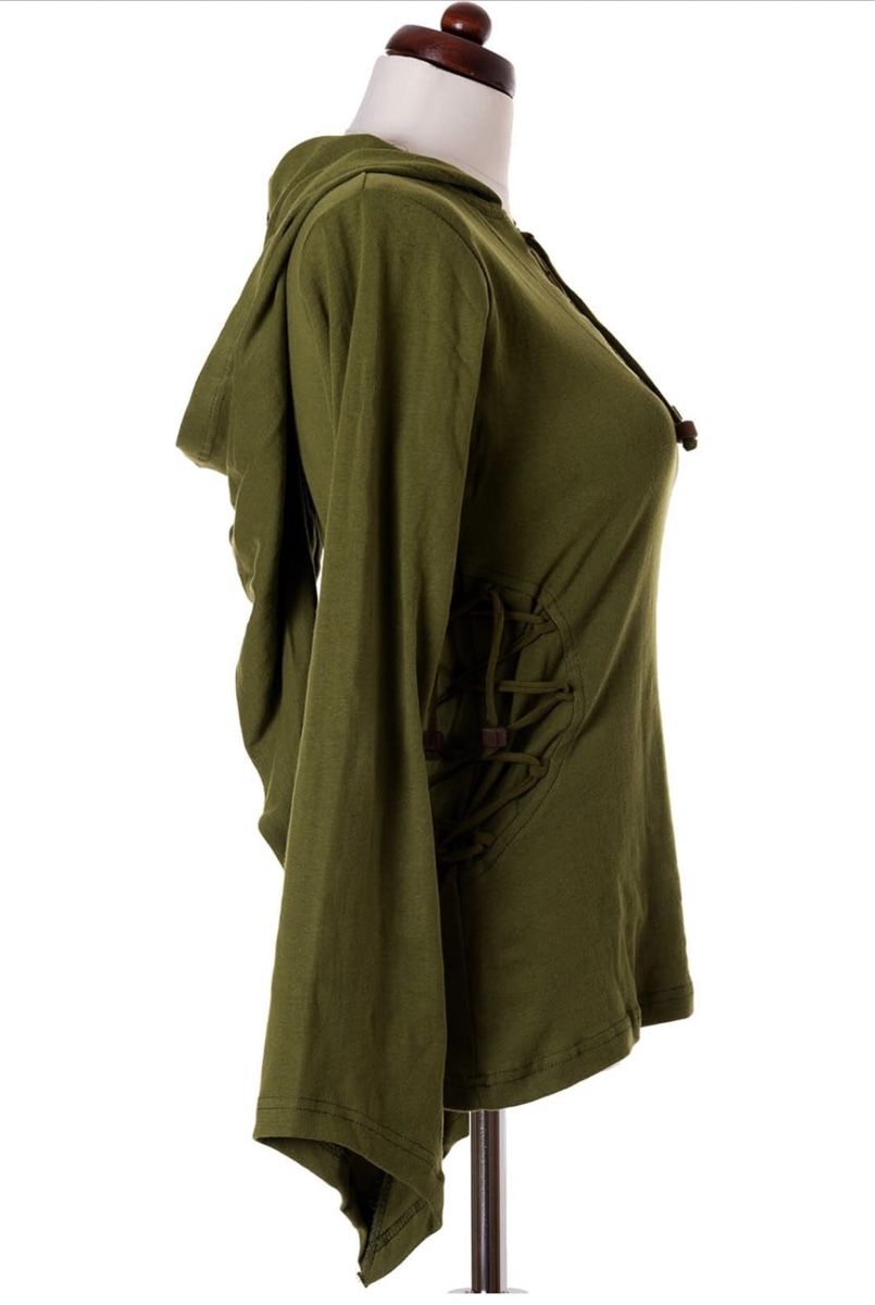 Tops: Alternative Bekleidung - Elfenshirt mit Zipfelkapuze – Neu und originalverpackt aus Bubendorf von BechtelVintage 3