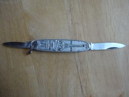 couteau de poche antique Paris début 1900 Art nouveau.