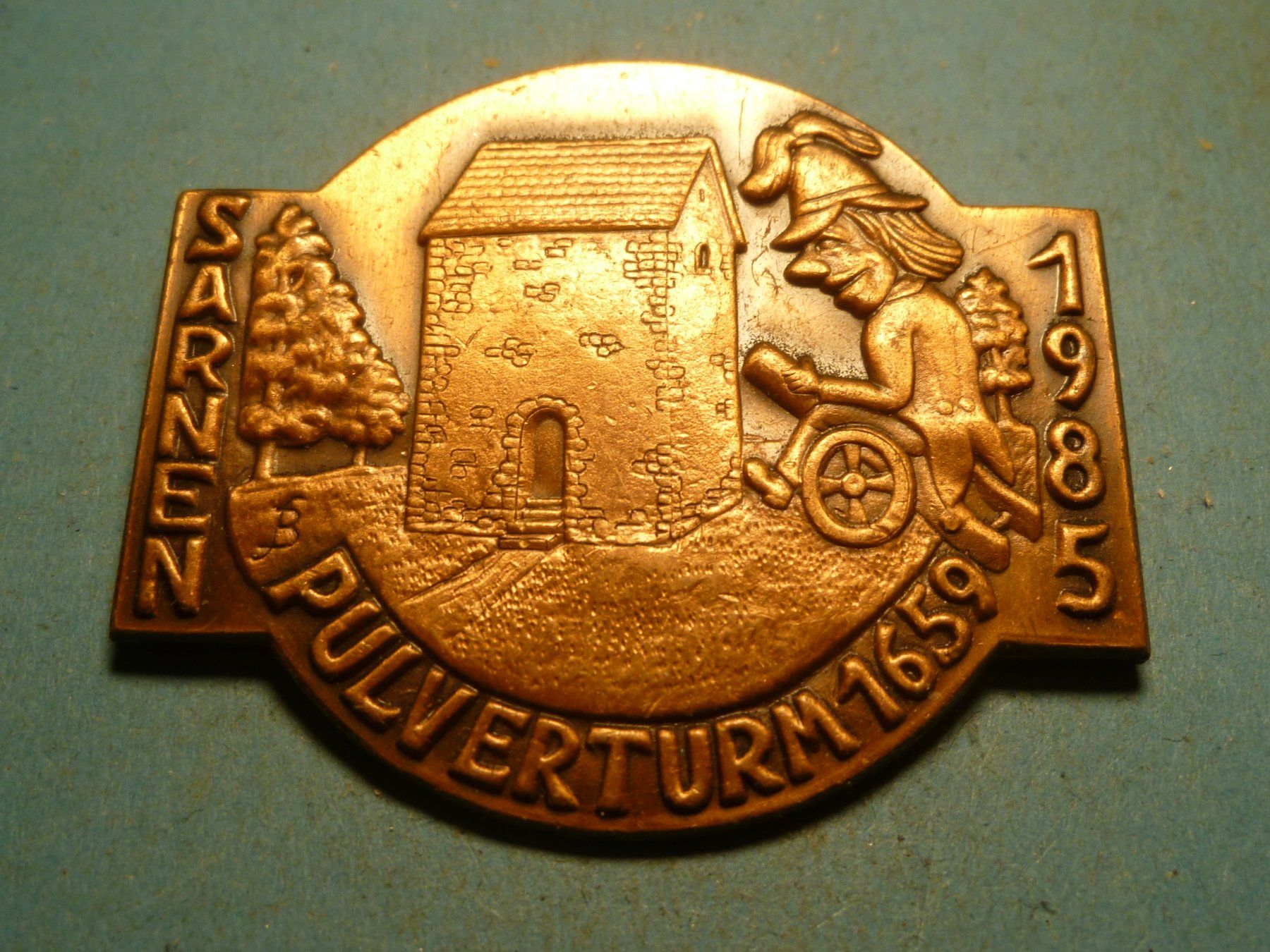 Placchette & Badge: SARNEN 1985 BRONZE – Usato da Ried (Muotathal) venduto da Mandarin02