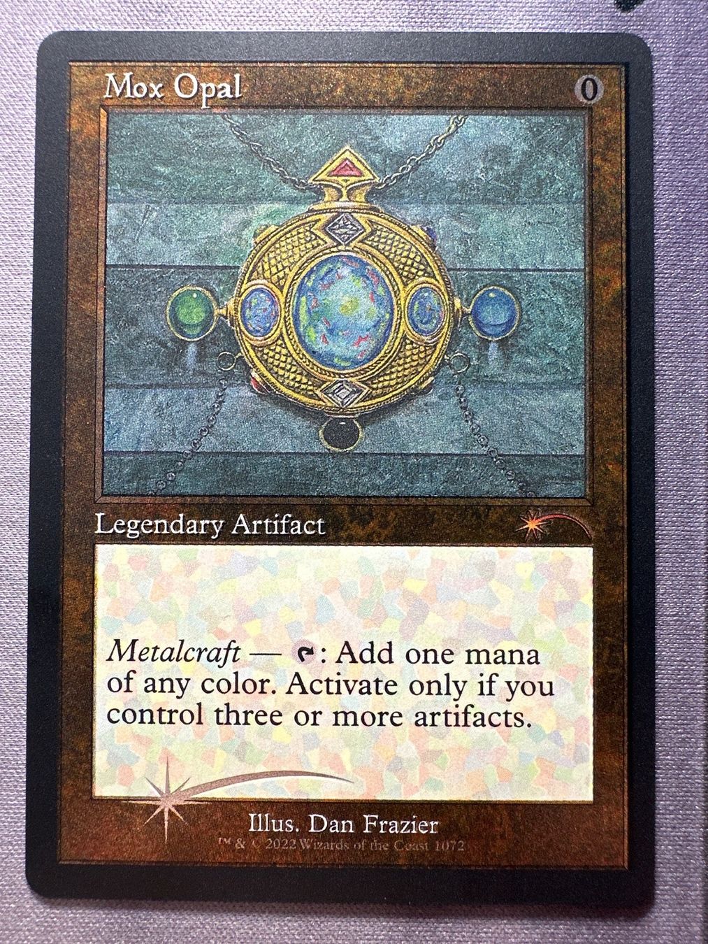 Magic The Gathering Sammelbilder & Trading cards: Mox Opal ETCHED FOIL Secret Lair – Neu (gemäss Beschreibung) aus Windlach von