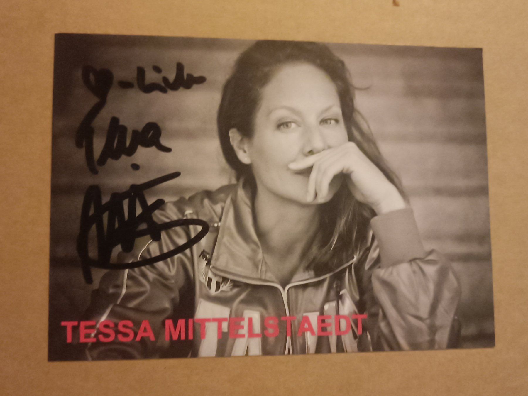 Autografi: Tessa Mittetstaedt - handsignierte Autogrammkarte – Usato da Menziken venduto da Artographs