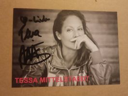 Tessa Mittetstaedt - handsignierte Autogrammkarte