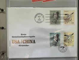 USA/ China Gemeinschaftsausg.  FDC 1994  (S118)