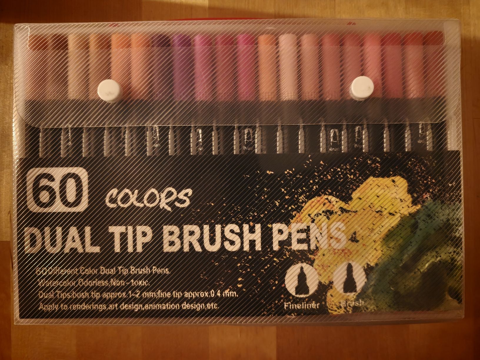 Stifte & Marker: Dual Tip Brush Pens, 60 Farben  – Neu (gemäss Beschreibung) aus Einsiedeln von RaphaelSimeon