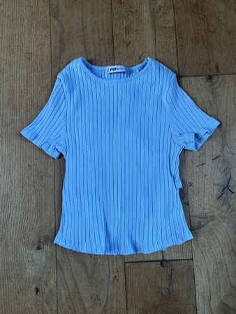 FB Sister T-Shirt gerippt Grösse S Zum Binden am Rücken