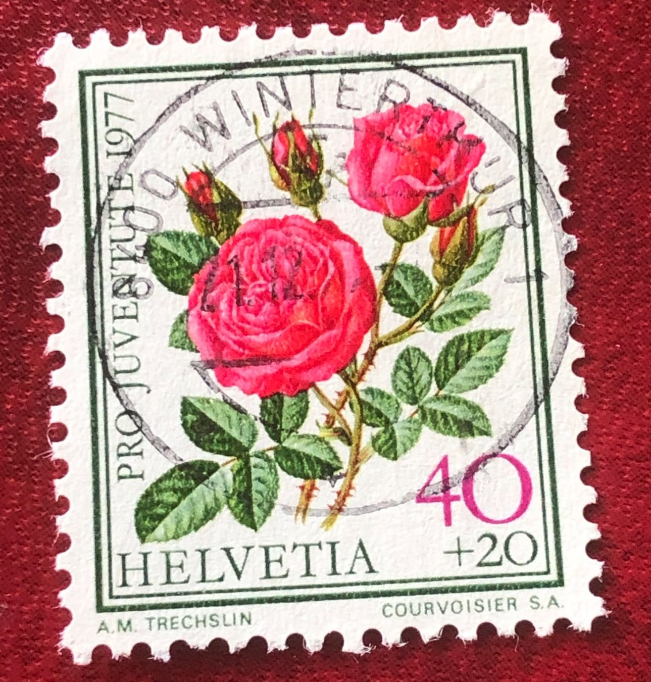 Tutti i francobolli: Nr. J 262 GESTEMPELT Winterthur 1977    – Usato da Aarau venduto da Billa007
