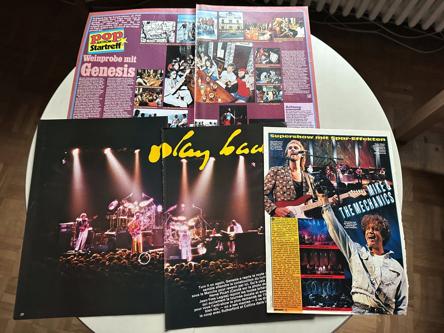 Riviste & Magazine: GENESIS PETER GABRIEL PHIL COLLINS tolle Berichte + Poster – Usato da Basel venduto da Partridge 4