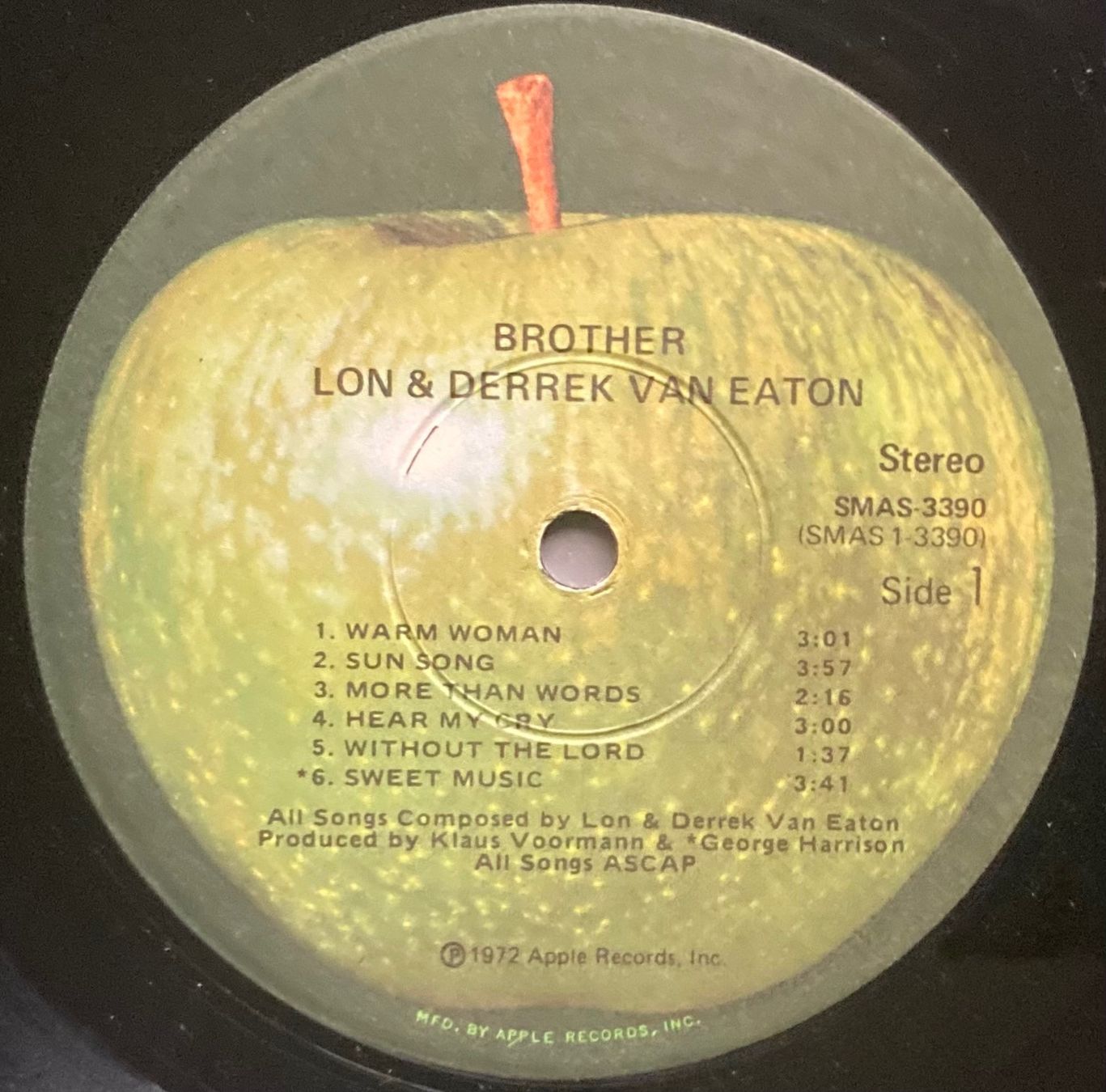 Schallplatten: LON & DERREK VAN EATON - BROTHER – Gebraucht aus Poliez-Pittet von Newtown-Records 3