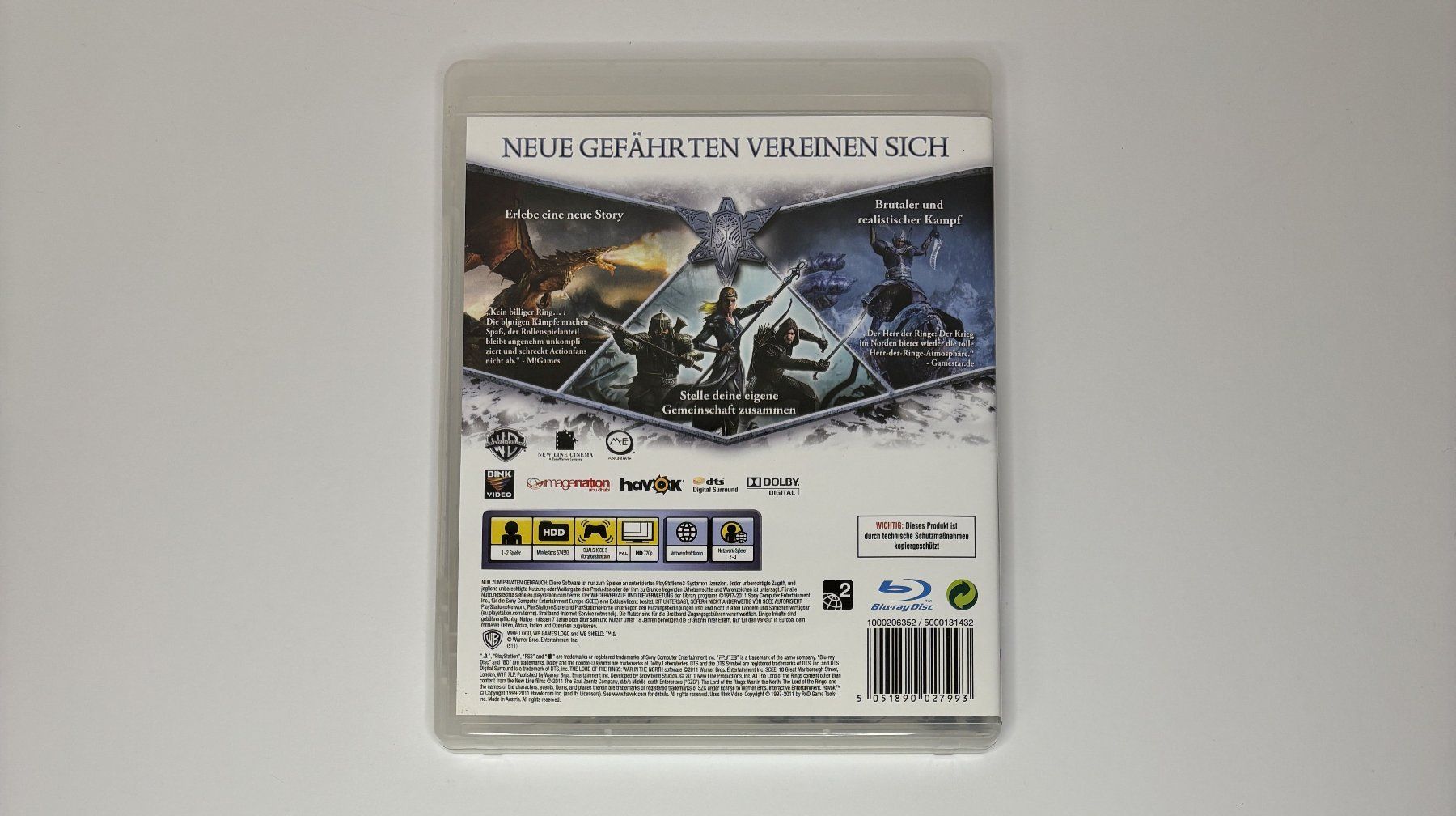 Giochi: PS3 - Der Herr der Ringe: Der Krieg im Norden – Usato da Allschwil venduto da Bullach 2