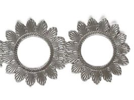 Papieroblate silber (4Stk.)