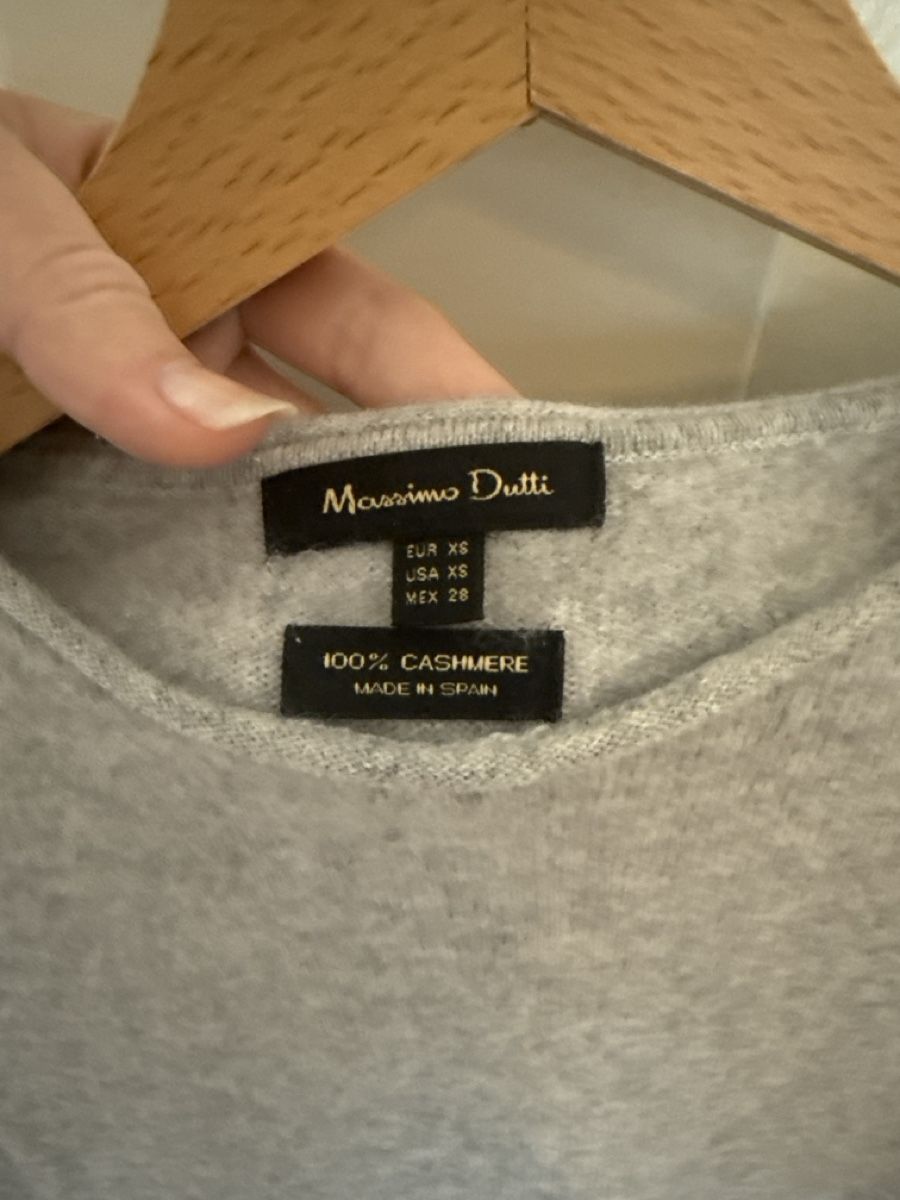 Massimo Dutti Maglioni & Felpe: Pull Massimo Dutti 100% cachemire gris – Usato da Genève venduto da cece22 1