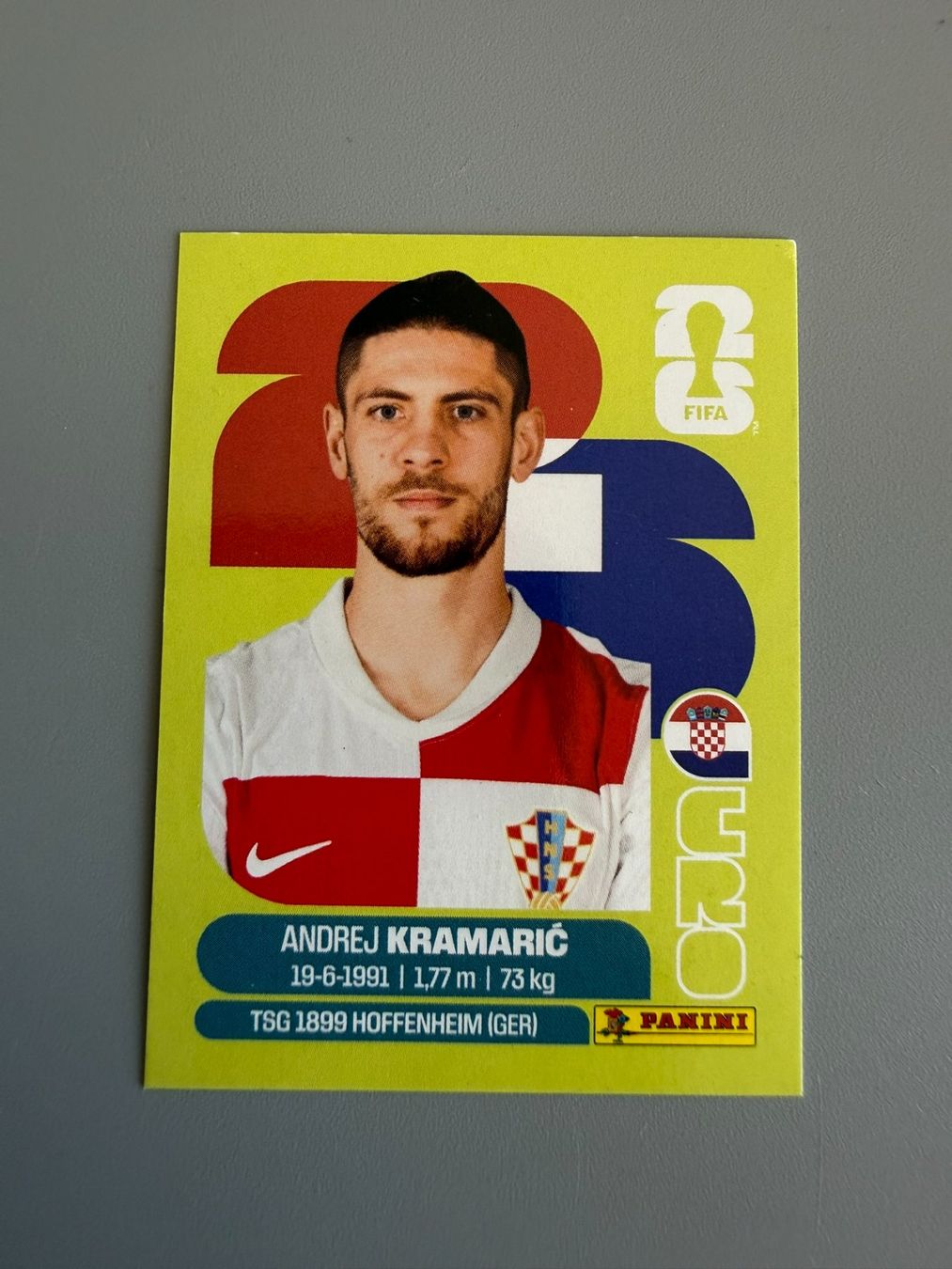 Panini Carte collezionabili: Panini Andrej Kramaric CRO19 – Usato da Liebefeld venduto da Ronaldo-1996