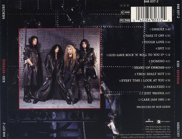 CD: CD Kiss - Revenge (1992) – Usato da Möriken AG venduto da mineralia 1