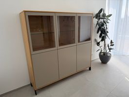Auswanderungs-Sale bis 27.8.! Highboard 6 Türen, Asteiche