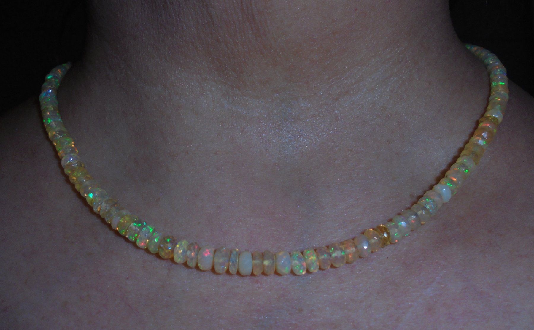 Catenine: Echtschmuck; Welo-Opal Halskette – Nuovo (secondo la descrizione) da Zuchwil venduto da maumauchi 3