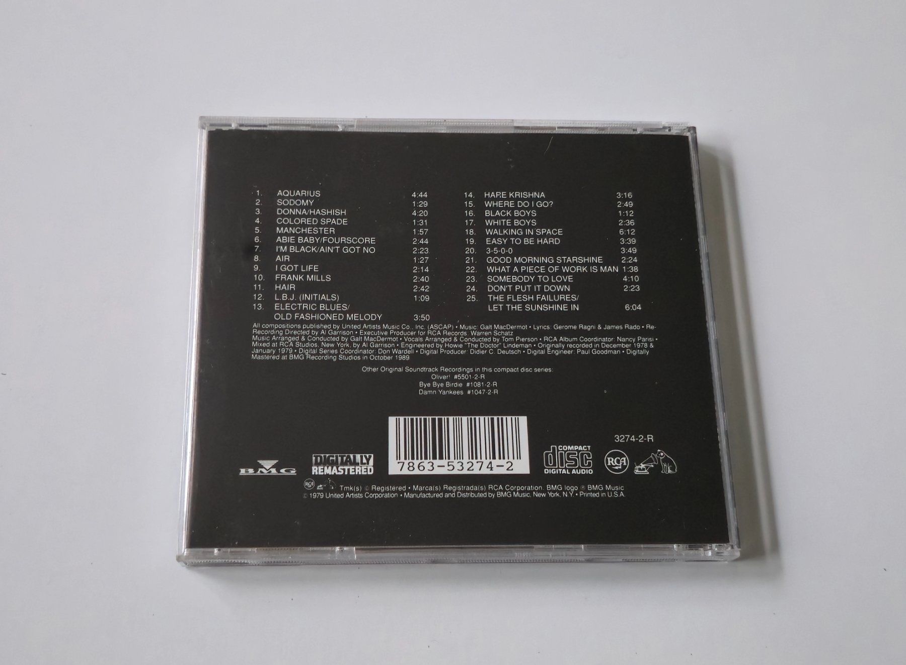 CD: CD Hair -  Original Soundtrack – Usato da Dättlikon venduto da Wundertuete_ 1