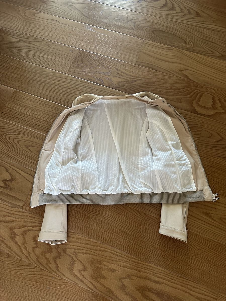 Massimo Dutti Giacche: Stylish Light Beige Leather Jacket Massimo Dutti – Nuovo (secondo la descrizione) da Männedorf venduto da primavera22 2