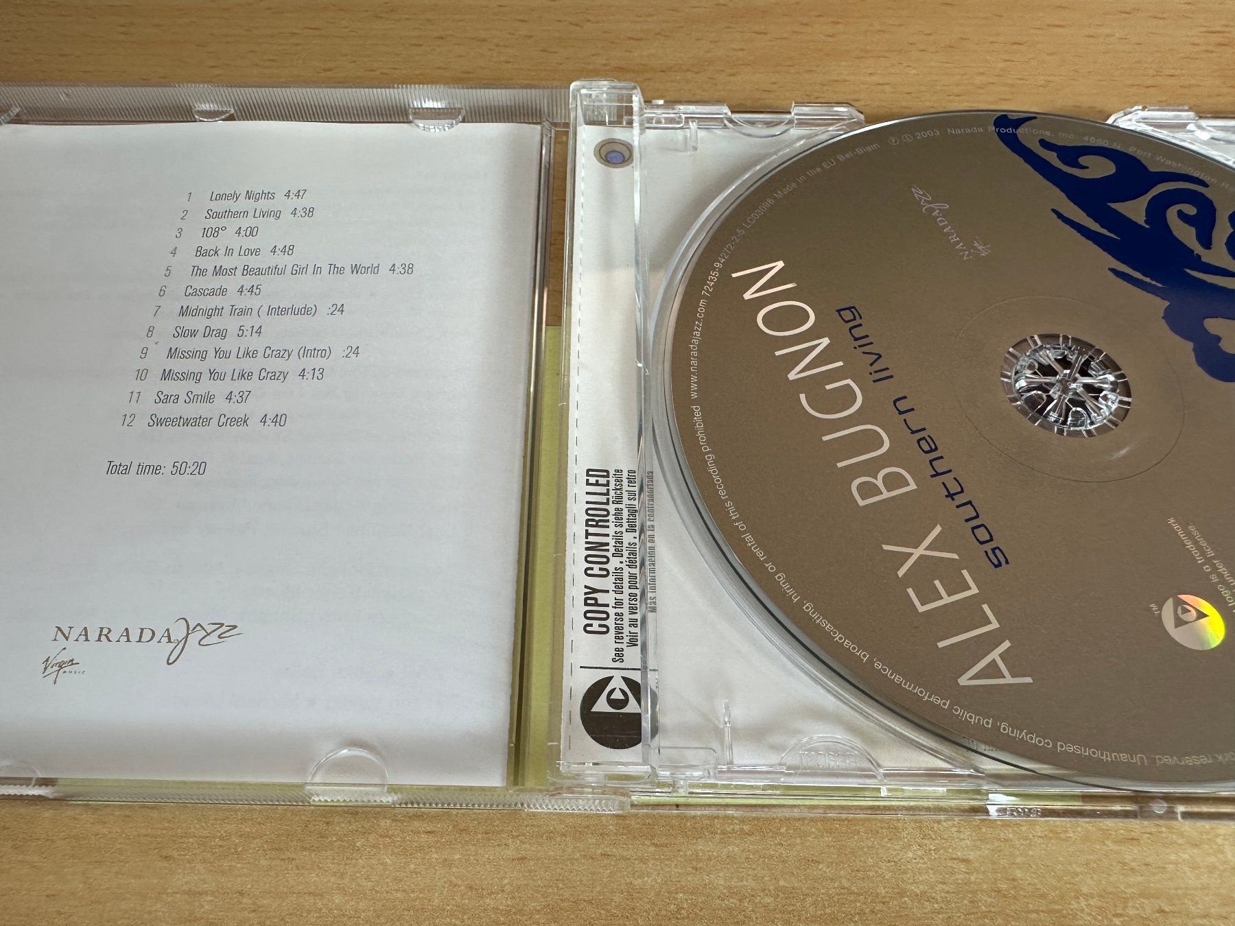 CD: Alex Bugnon – Southern Living – Usato da Rikon im Tösstal venduto da Alpenmutz 2