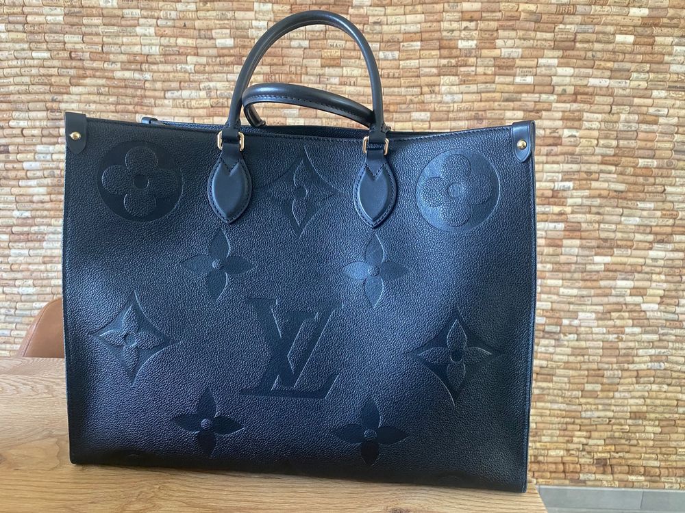 Sacs Louis Vuitton Onthego GM Bleu d'occasion