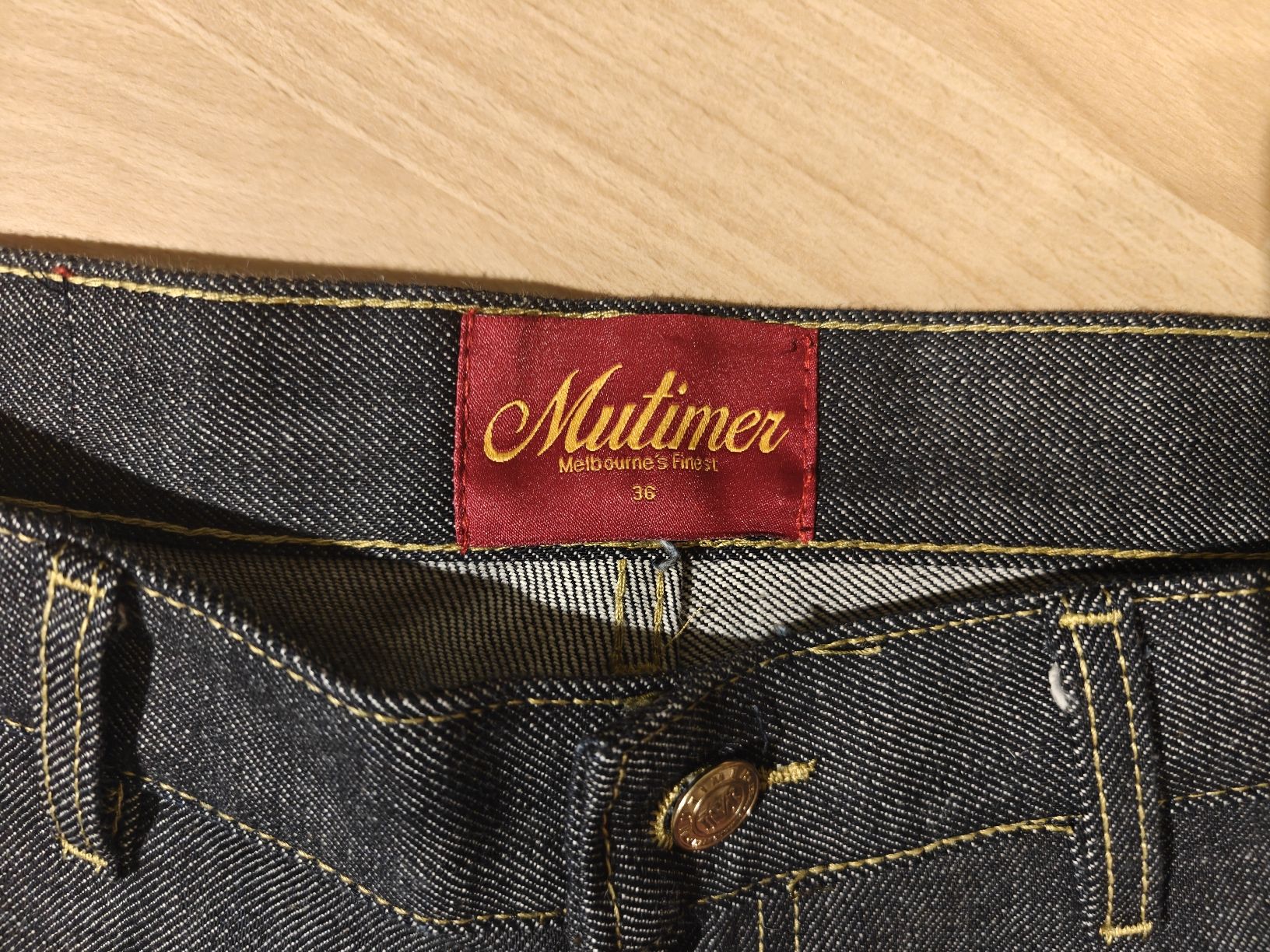 Jeans: mutimer raw selvedge denim size 36 – Neu (gemäss Beschreibung) aus Zofingen von EugenSpb 1