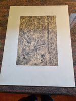 Originale Zeichnung Kleiner Bach v. Armin Klumzinger 1953