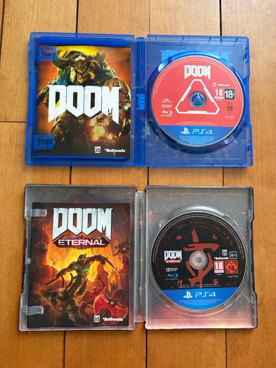Spiele: PlayStation 4 Games : DOOM und DOOM ETERNAL – Gebraucht aus Lausanne von Nails 1