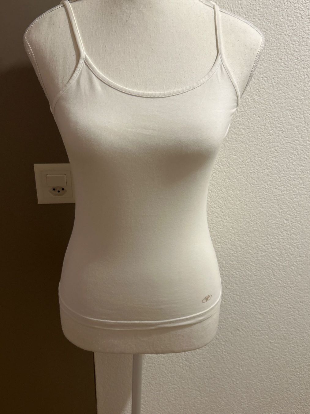 Tom Tailor Top: Damen Top weiss Tom Tailor – Usato da Brunnen venduto da Nala2929