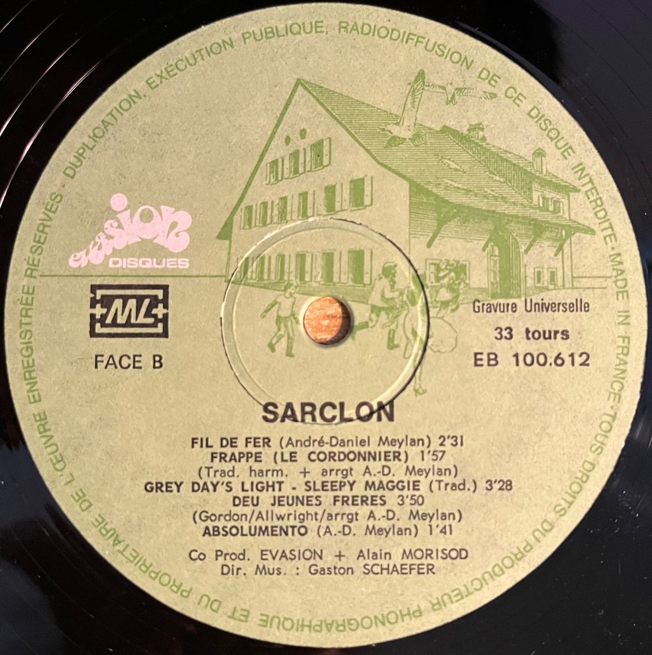 Dischi in vinile: SARCLON - SARCLON - 33 Tours – Usato da Bussigny venduto da vinyl-pas-cher 3