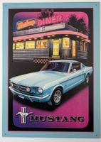 Ford Mustang Diner US Oldtimer Schild (31 cm x 44 cm)