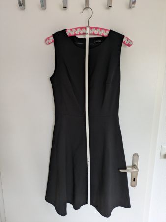 Businesskleid Schwarz mit Gurt Gr. 38