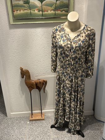 Maxi-Kleid Desigual Blumenmuster Grösse XL(46),  Viskose