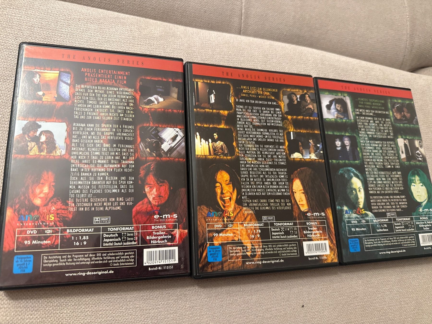 Tutti i DVDs: DVD Set Ring 1, 2 und Ring 0 Anolis Series – Usato da Neuhausen venduto da D-MAC 1
