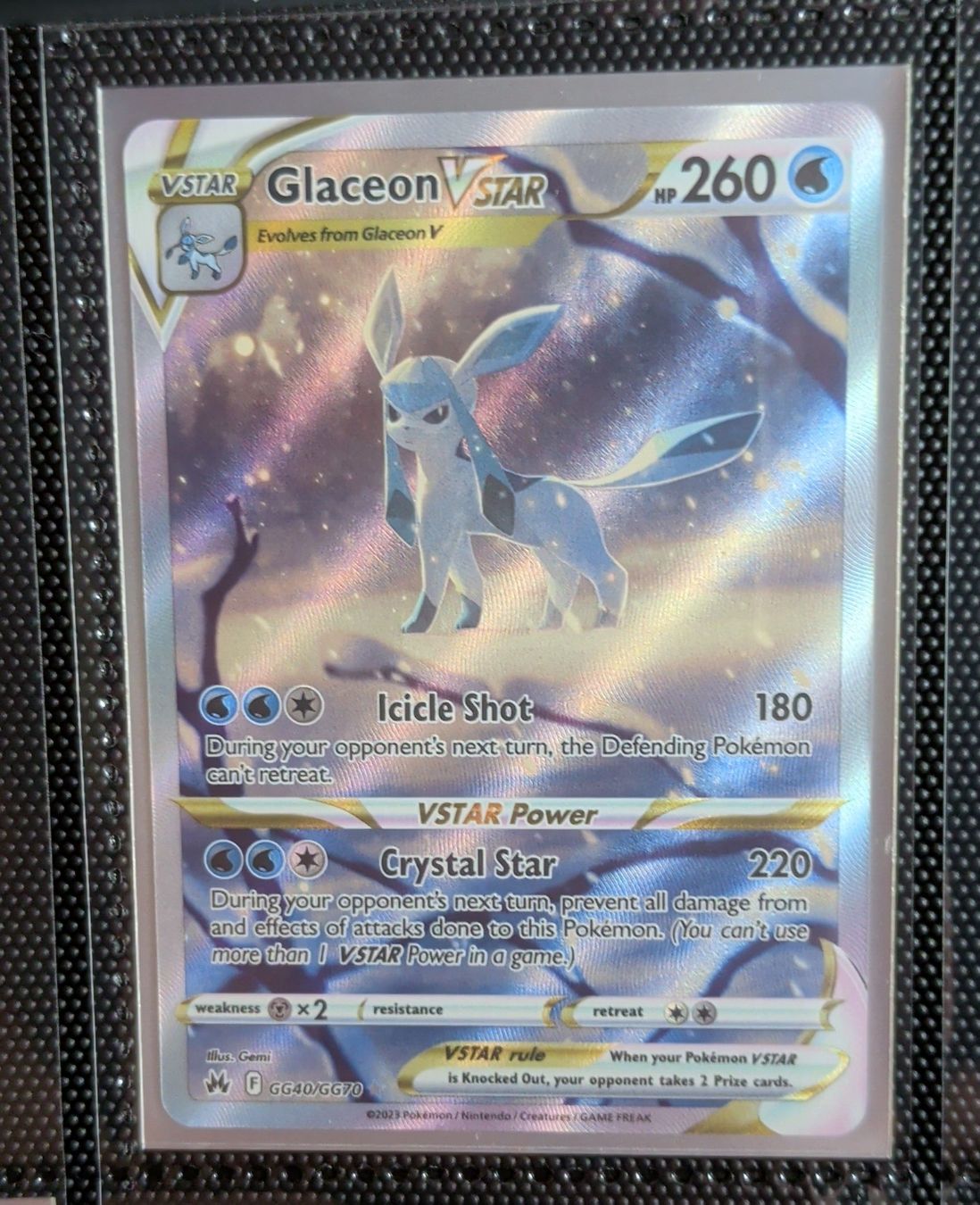 Pokémon Carte collezionabili: Glaceon VSTAR Pokémon GG40/GG70 – Nuovo (secondo la descrizione) da Illnau venduto da xynactara