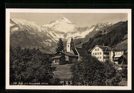 AK Elm, Teilansicht mit Bergpanorama