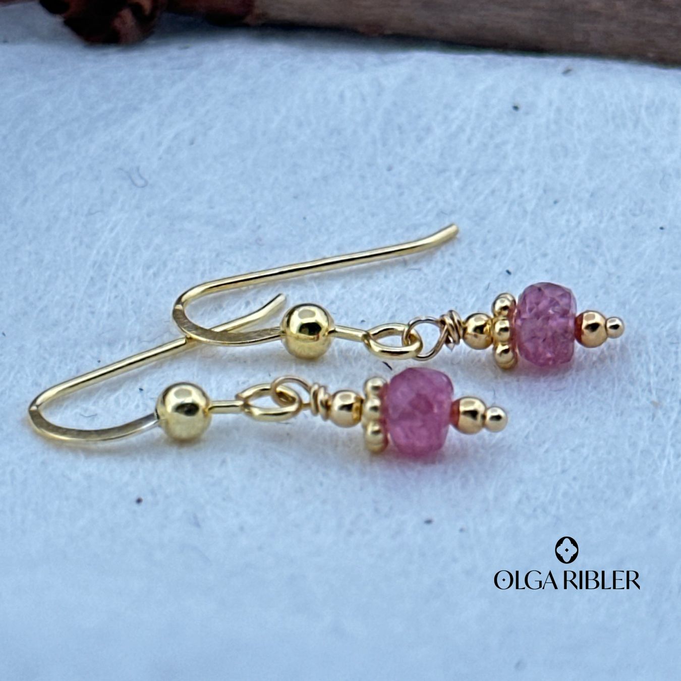 Olga Ribler Orecchini pendenti & Orecchini a lobo: Sterling Silber 925 Ohrringe mit Spinel – Nuovo (secondo la descrizione) da Luzern venduto da Schmuckoutlet 2