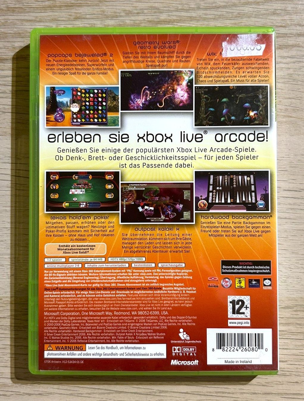 Microsoft Giochi: Xbox Live Arcade Unplugged Xbox 360 – Usato da St. Gallen venduto da Alpine.Arcade 1
