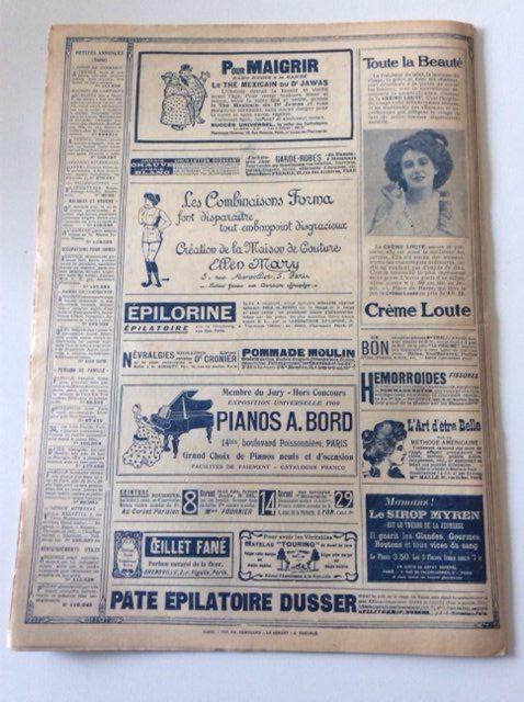 Riviste & Magazine: Journal sur la Mode 1909 – Usato da Genève venduto da edelweiss1900 9