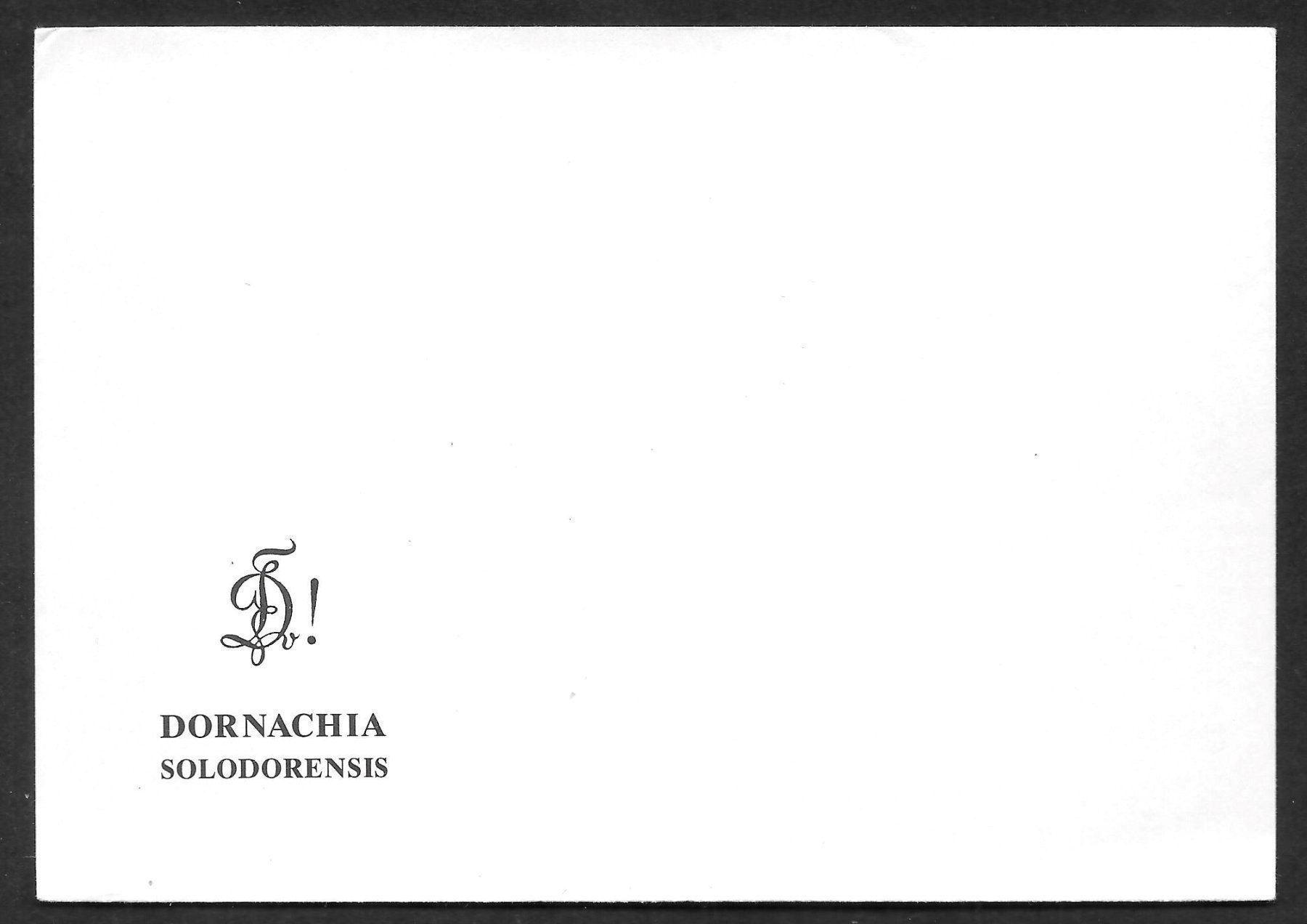 Tous les timbres: Studentenverbindung Couvert Dornachia Solothurn – Neuf (Voir description) à Olten par clotaldi
