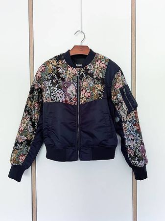 Desigual Jacke, Gr. S, Blumenmuster - Neu
