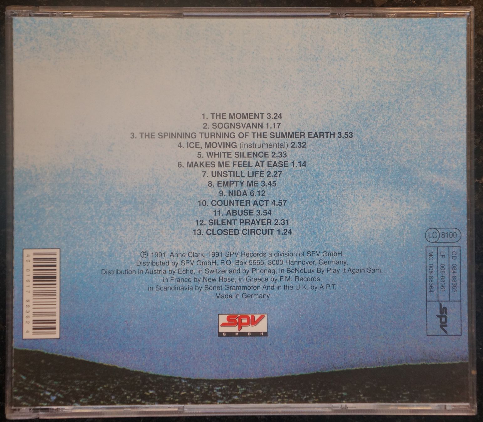 CDs: Anne Clark - Unstill Life - CD – Gebraucht aus Schaffhausen von spinelli02 1