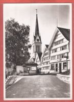 Rehetobel - Post und Brunnen - Fotokarte 1954