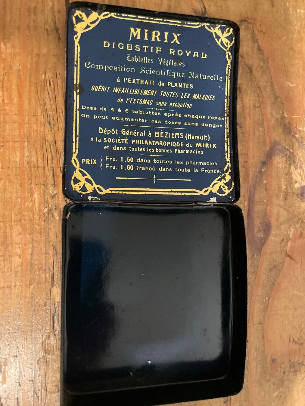 Dosen: Antike MIRIX Digestif royal Blechdose, Blechbüchse – Gebraucht aus Winterthur von cheerio97 4