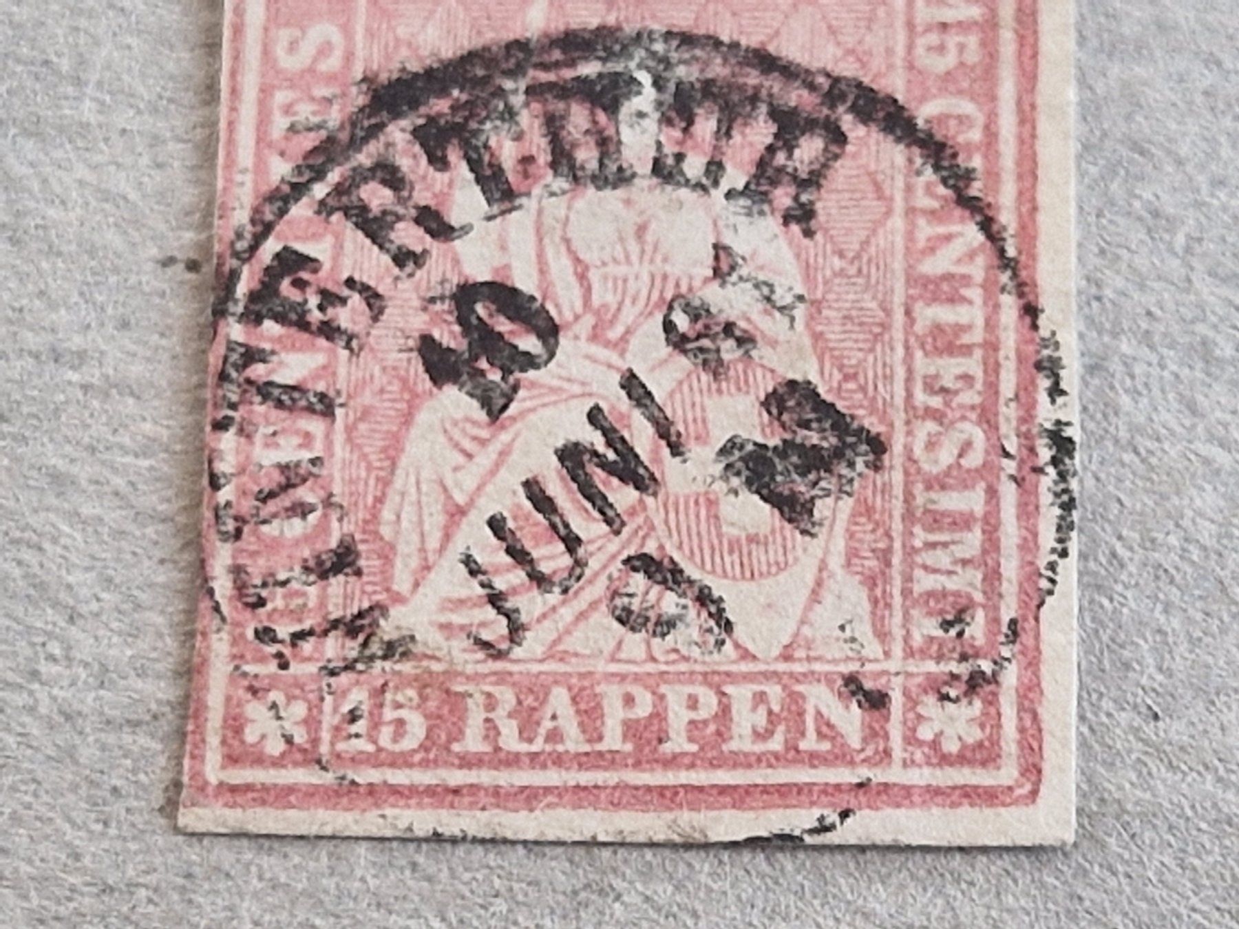 Tutti i francobolli: Strubel 24G, signiert, ab 1.- – Usato da Burgdorf venduto da Glossy01 2