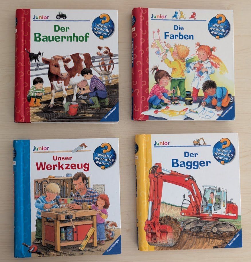 Libri: 4 Ravensburger Junior Bücher Set 2 – Usato da Münchringen venduto da NUSA2010